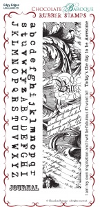Edgy Edges Rubber Stamp sheet - DL